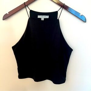 Gaze Small Black Spaghetti Strap Tank Top